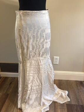 Silvia Tcherassi Ivory Maxi Mermaid Skirt